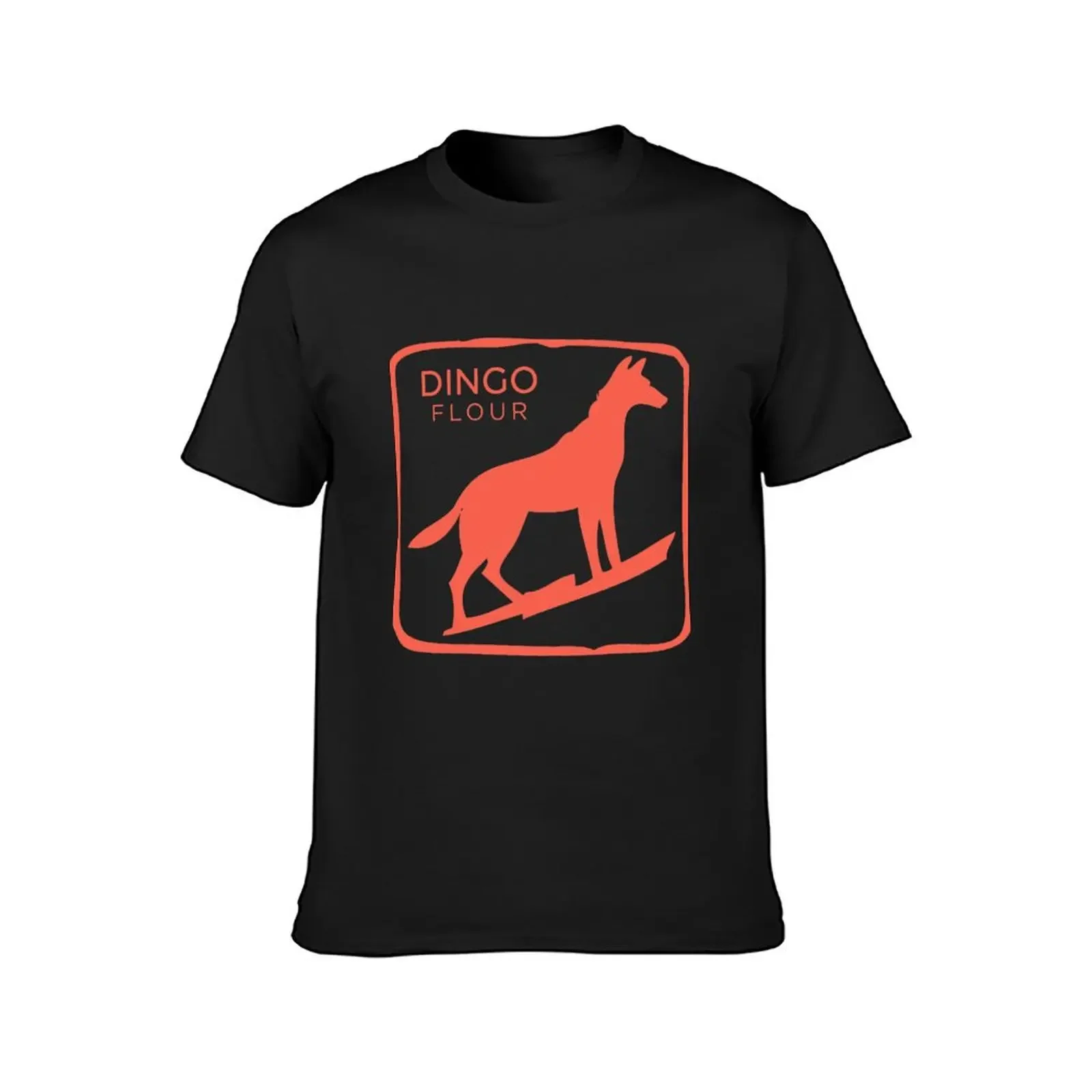 Dingo Flour T-Shirt summer top for a boy plus sizes Blouse mens clothing