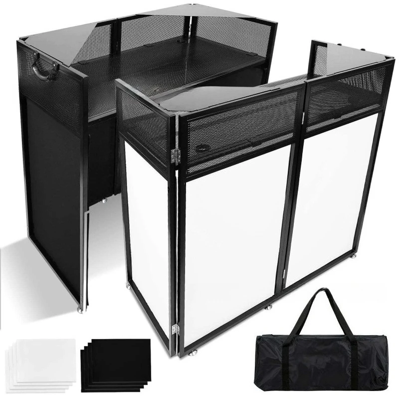 Custom Design Mingtang Stage Booth Foldable Stand Light Emitting Diode Station Mobile Flexible Folding DJ Mixer Truss Table