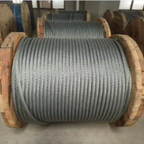 Factory Direct Custom 6x37 Lighting Suspension Steel Wire Rope With Cable Lugs And Loop