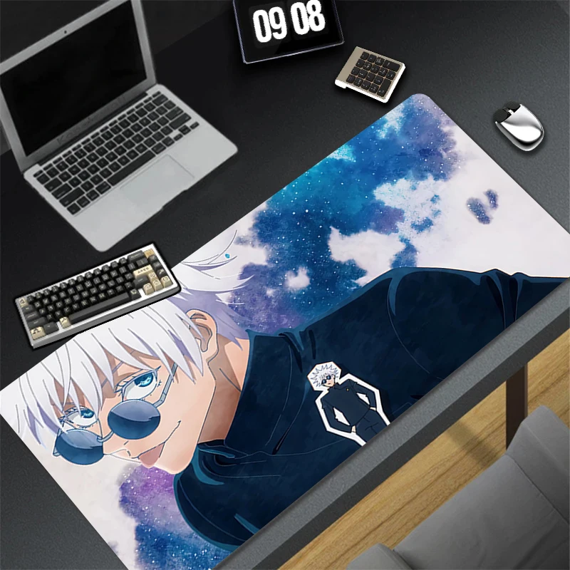 

Computer Gaming Accessories Cool Mousepad Office PC Mouse Pad J-jujutsu Kaisen Gojo Keyboard Pad Desk Decoracion Anime Desk Mat
