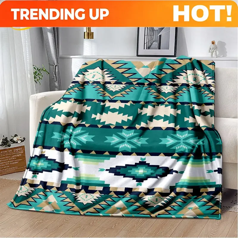 Custom Bohemia Nordic Persia Series Soft Plush Blanket,Flannel Blanket Throw Blanket For Living Room Bedroom Bed Sofa Picnic Cov