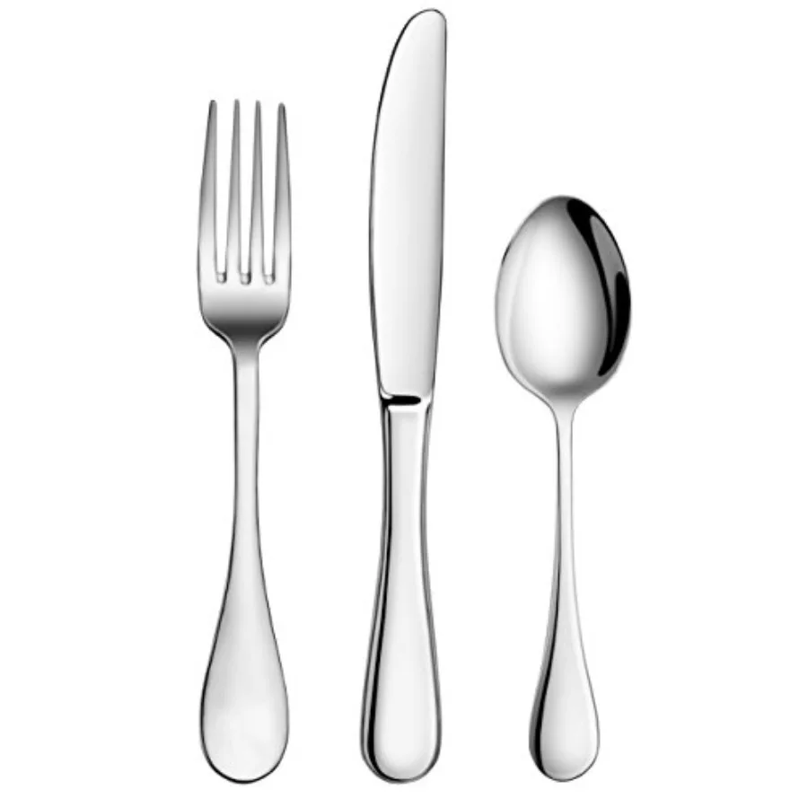 

59380 Rain 18/10 Stainless Steel Flatware 36-Piece set Service of 12