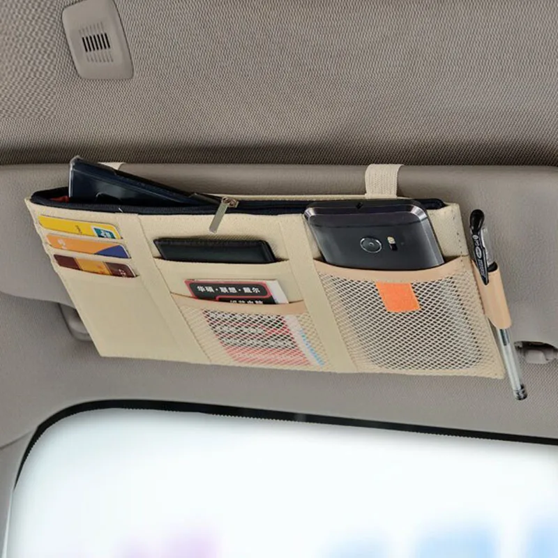 car accessories organizer sun visor registration personal belongings storage other interior accessories