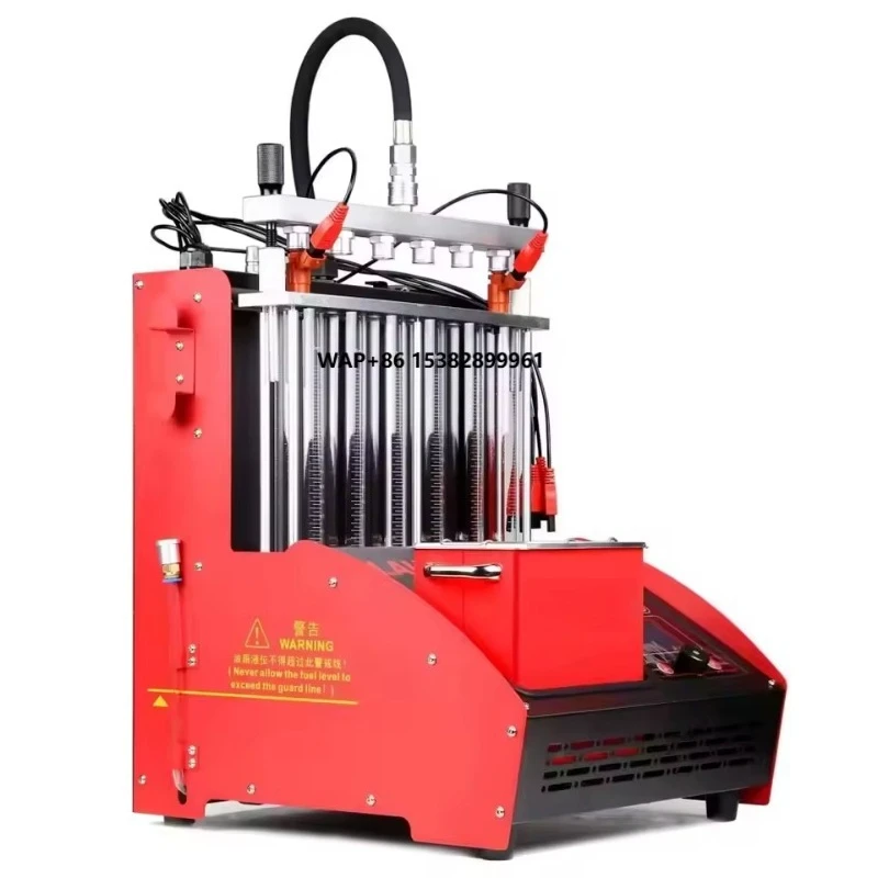 Original CNC603A Injector Cleaner and Tester 6 Cylinders 110V/220V Cleaning Machine Ultrasonic Injector Tester