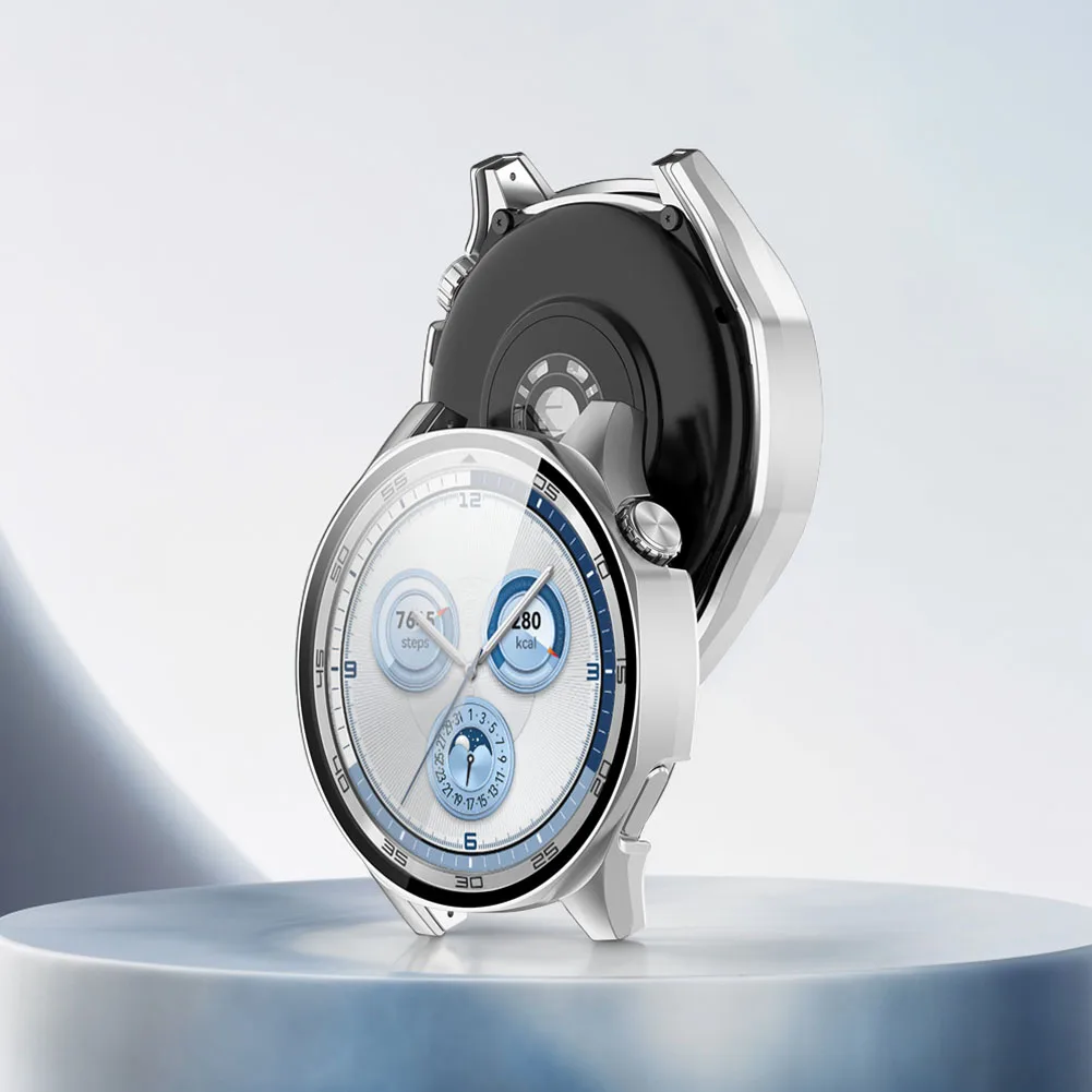 Watch Case PC Case+Tempered Glass Screen Protective Case Full Coverage Case Protective Hard PC Case for Huawei Watch GT5 41/46MM