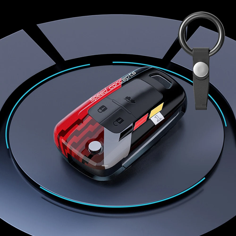 Graffiti Car Key Case Full Cover For Buick Chevrolet Cruze Opel Vauxhall Astra J Corsa Insignia Mokka Encore Auto Fold Shell