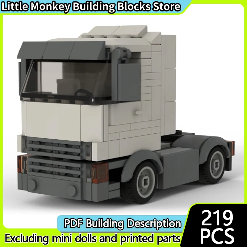 

City Car Model MOC Building Bricks Classic City Transport Lorry Modular Technology Children Holiday Gifts Assemble Toys Suit