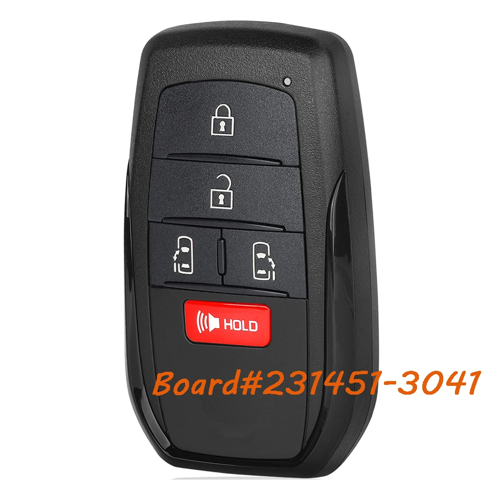 

KEYECU 231451-3041 for Toyota Sienna 2021 2022 2023 Smart Keyless Remote Key Fob HYQ14FBX 314.3MHz