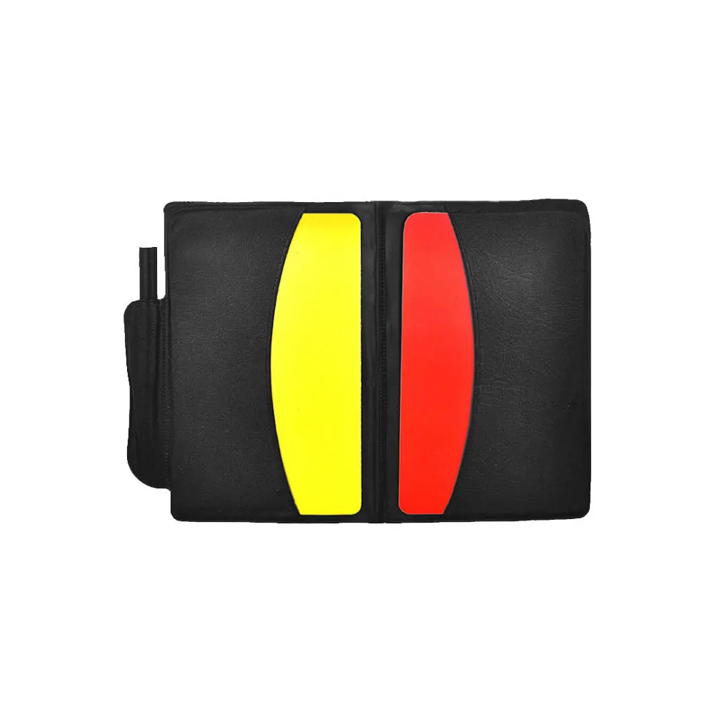 1 Set Football Referee Wallet Notebook with Red Card and Yellow Card Referee Red Yellow Card Professional Game Referee Tool