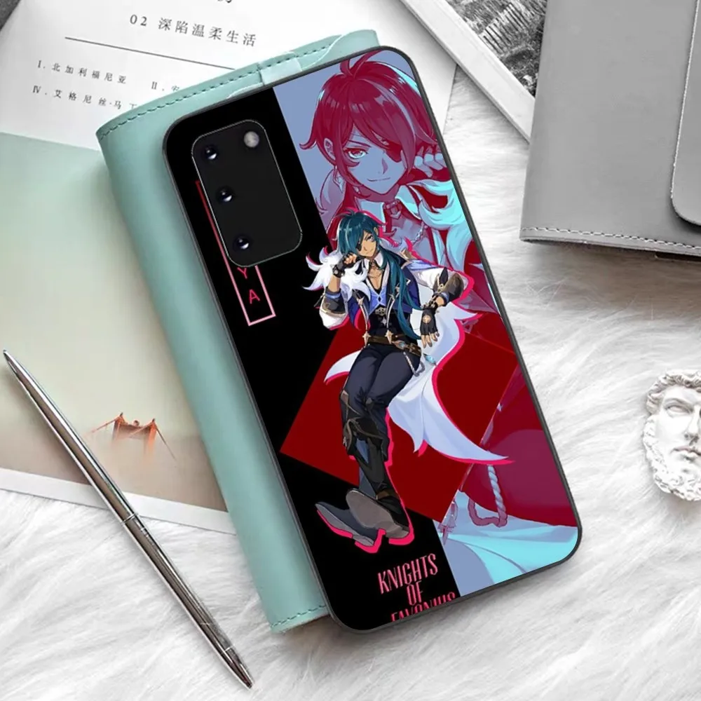 Kaeya Genshin Impact Phone Case For Samsung S 9 10 20 21 22 23 30 23 24 plus lite Ultra FE S10lite Fundas