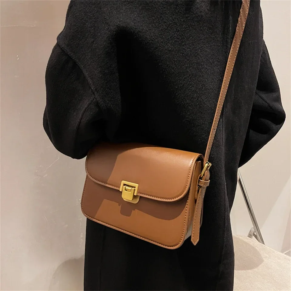 Fashion Leather Shoulder Crossbody Bags for Women 2024 Luxury Designer High Quality Purse and Handbags Ladies Messenger Bag Sac