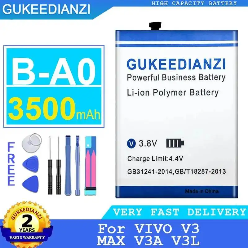 

B-A0 For Vivo V3 Max V3A V3L Mobile Phone Battery 3500Mah High-Efficiency