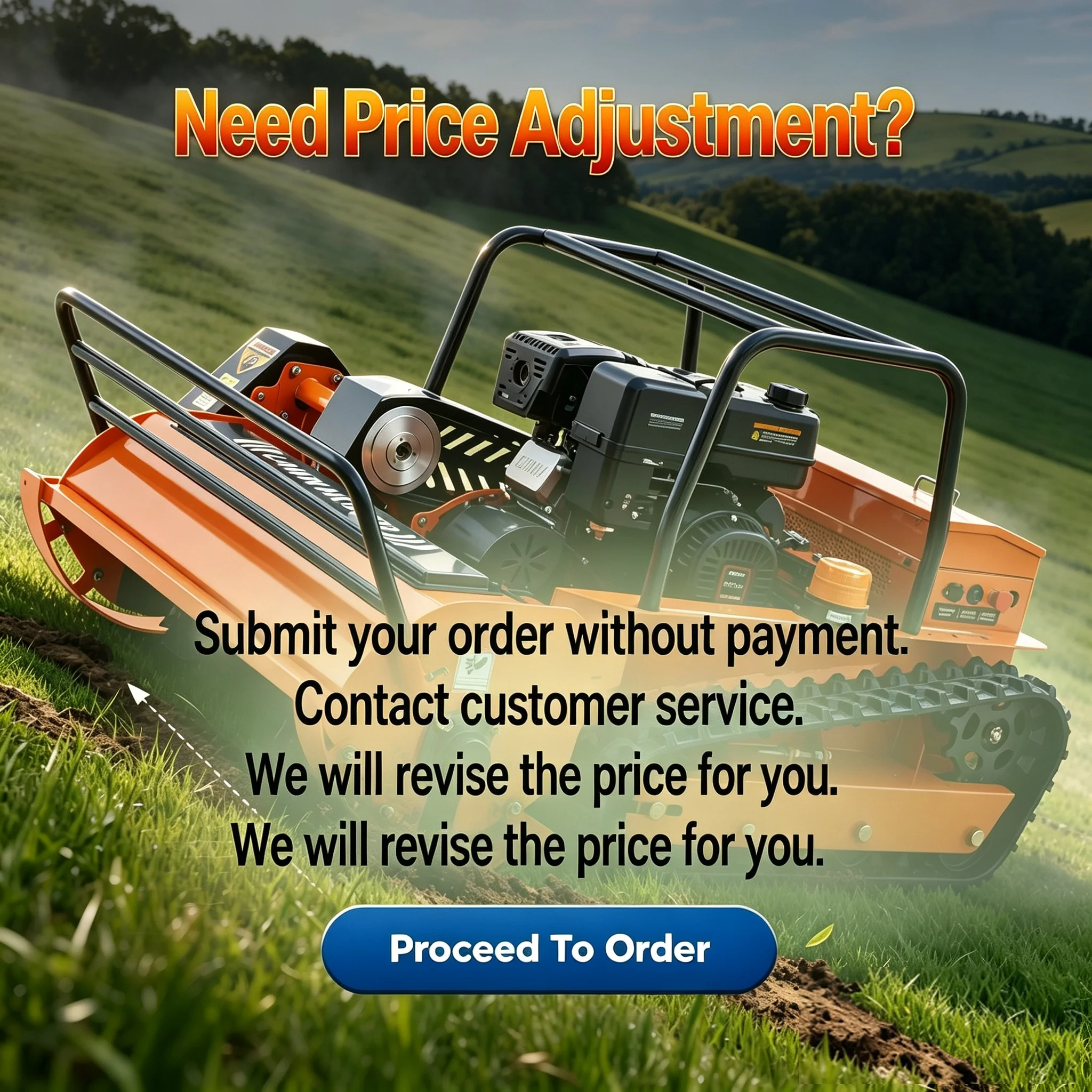 Customized Remote Control Tank - Agriculture Farming Robot ulasan dan harga