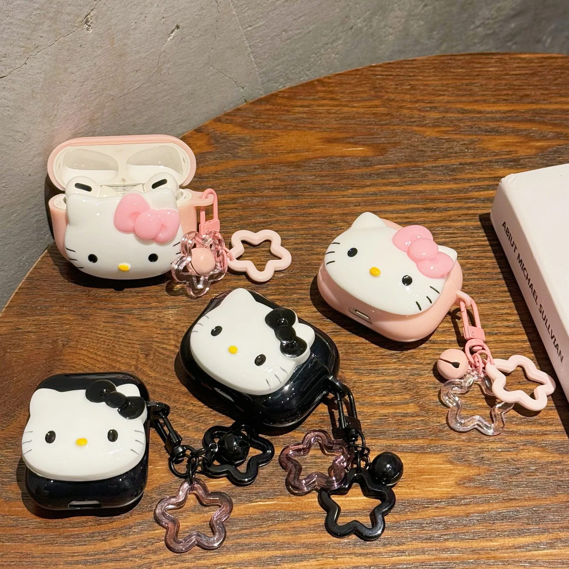 

Sanrio HeIIo kitty for airpods pro2 protective cover cartoon 2/3/4 generation apple bluetooth headset soft case