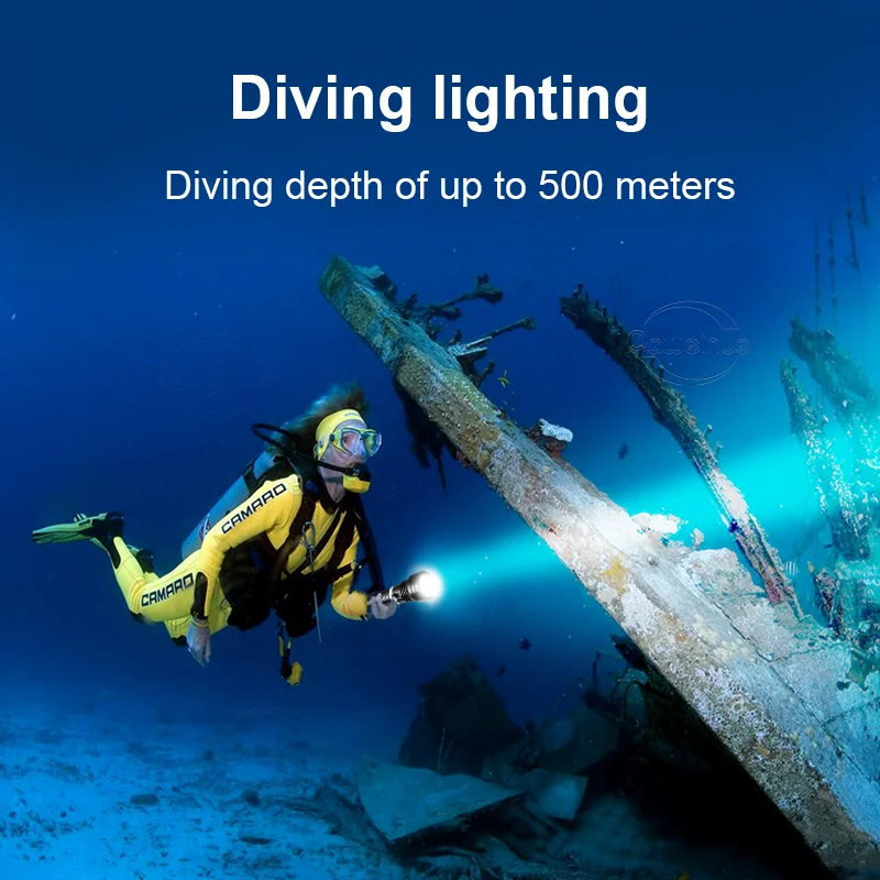 10000LM XHP120 LED High Power Diving Torch IPX8 Professional Diving Flashlight Underwater Lantern Scuba Diving Waterproof Lamp