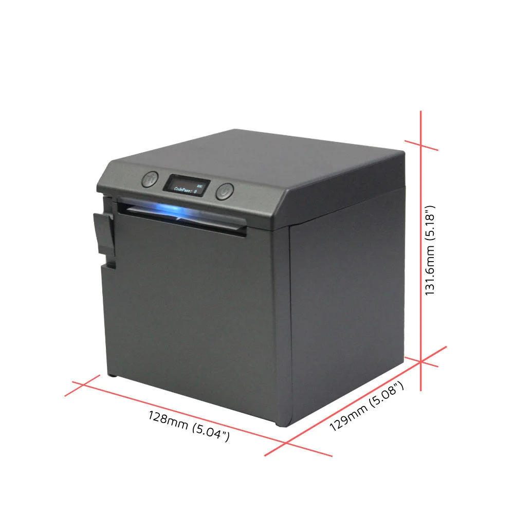 80MM Thermal Bill Printer Hotel Back Kitchen Front Desk Kitchen Catering Bluetooth WIFI Small Ticket Machine Factory Direct Sale