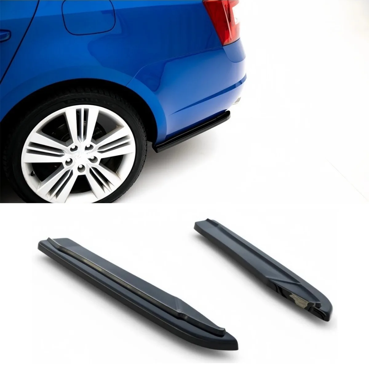For Skoda Octavia MK3 RS Hatchback Estate 2013-2019 Car Bumper Splitter Diffuser Spoiler Body Kit Bumper Protector Corner Trim