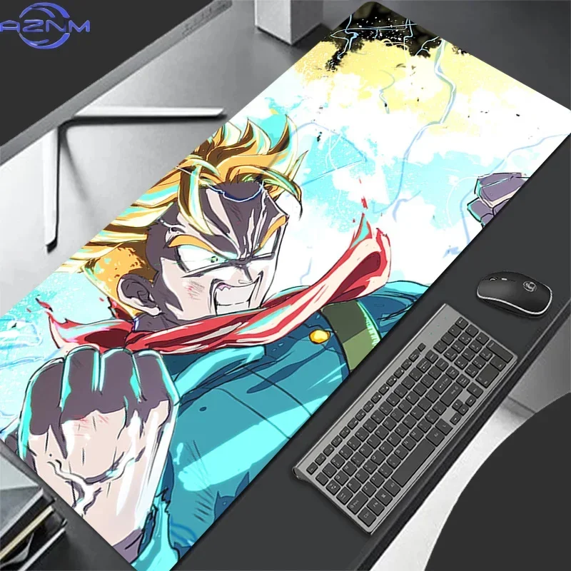 Dragon Ball Trunks Anime Mouse Pad, Rubber Non Slip Gaming Desk Mat, Graffiti Lightning Art HD Print Mouse Pad, Smooth Surface f