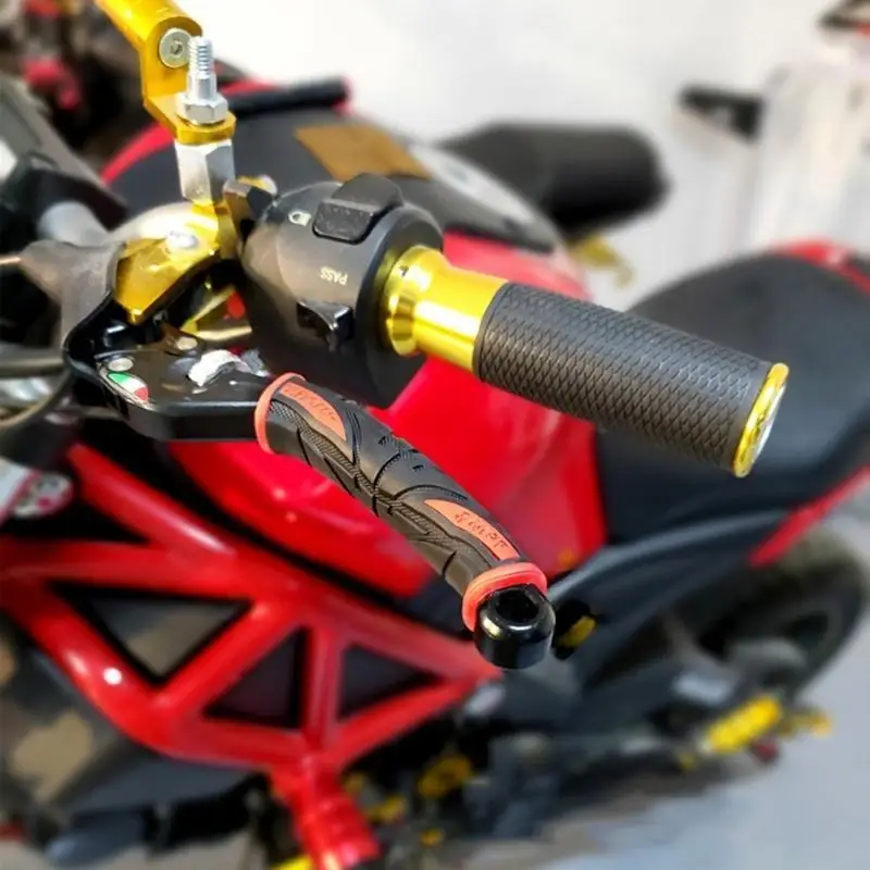 F1CF Motorcycle Handle Antiskid Brake Lever Rubber Soft Protector 18mm Rubber Grip