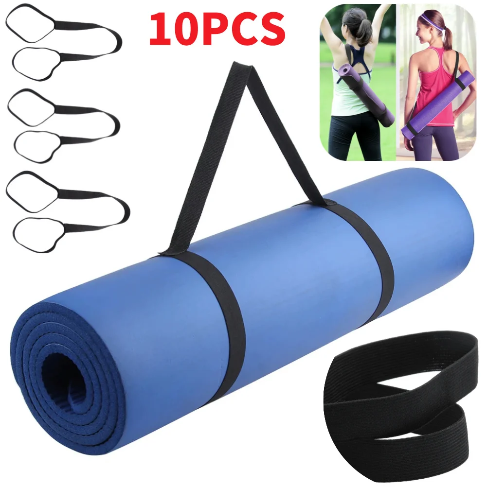 Colchoneta de Yoga con eslinga para ejercicio, equipo de Fitness para gimnasio en casa, ajustable al hombro