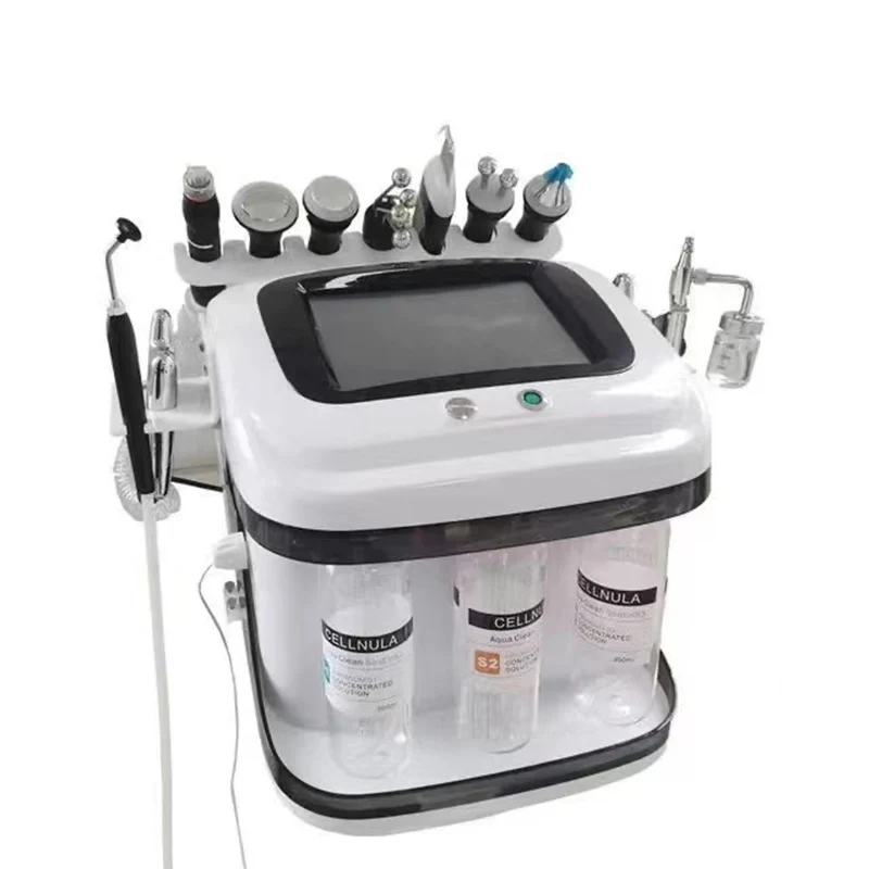 2024 Professional Facial Cleansing 10 In 1 Beauty Machine Oxygen Facial Beauty Device Skin Tasting Wrinkle Remove Salon Use