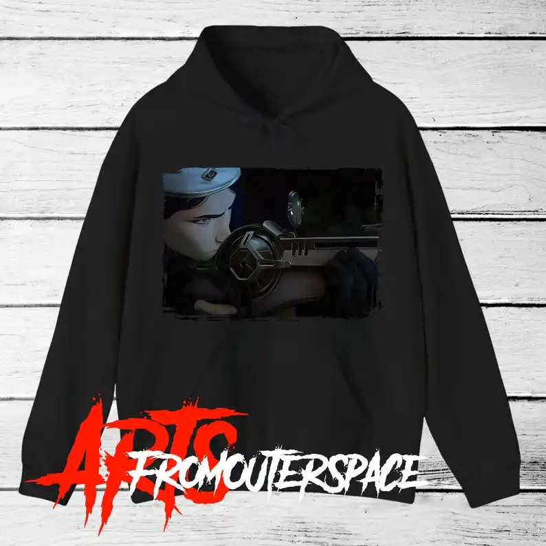 Unisex hoodie Caitlyn / Hooded Sweatshirt Arcane