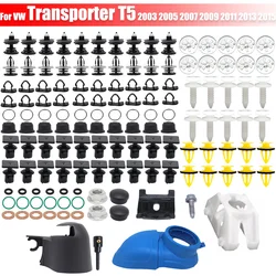 Car Rear Front Wiper Cap Washer Jet Nozzle Door Card Hood Clip For VW Transporter T5 2003 2005 2007 2009 2011 2013 2015 Multivan