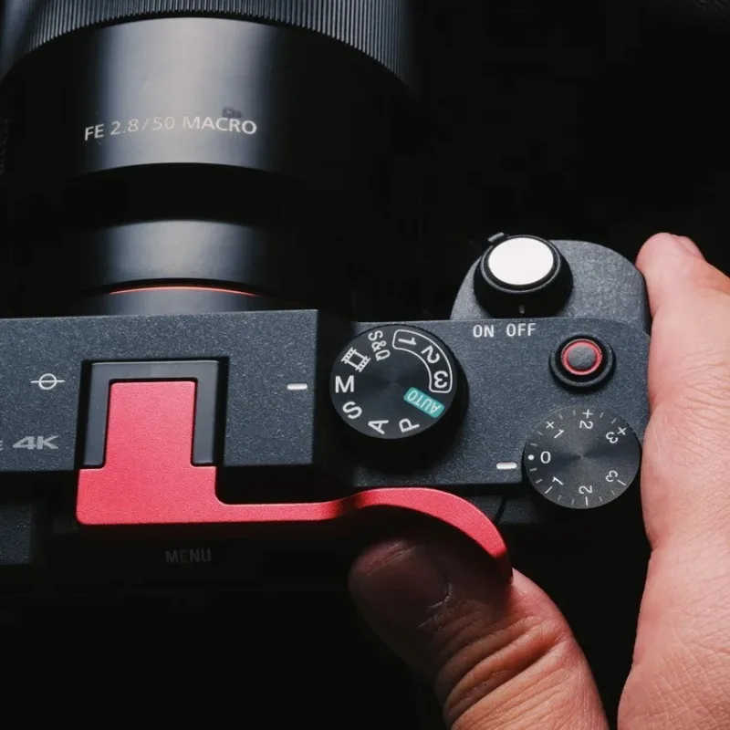 Design For Sony A7C A7CII A7CR Metal Thumb Rest Finger Thumb Up Grip Hot Shoe Cover