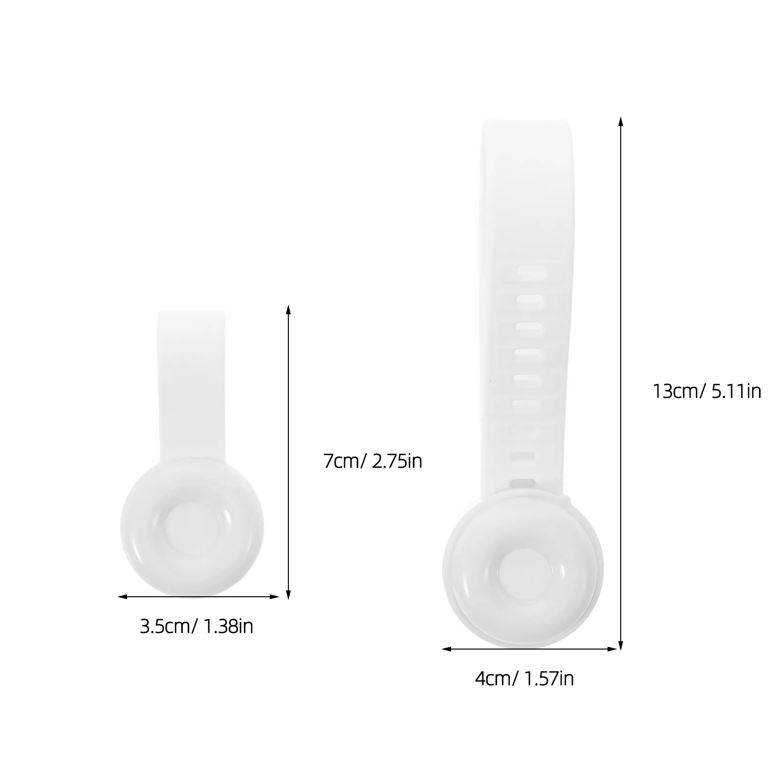 2Pairs Adhesive Toilet Seat Lifter Handle - No-Touch Lid Opener for Hygiene Easy Install Universal Fit Bathroom Travel Hotel