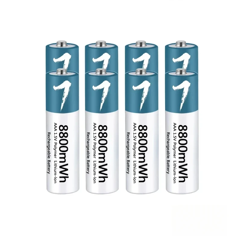 For Remote Control Mouse Small Fan Electric Toy AAA Battery 1.5V Rechargeable Polymer Lithium-ion Battery 8800mWh 4pcs