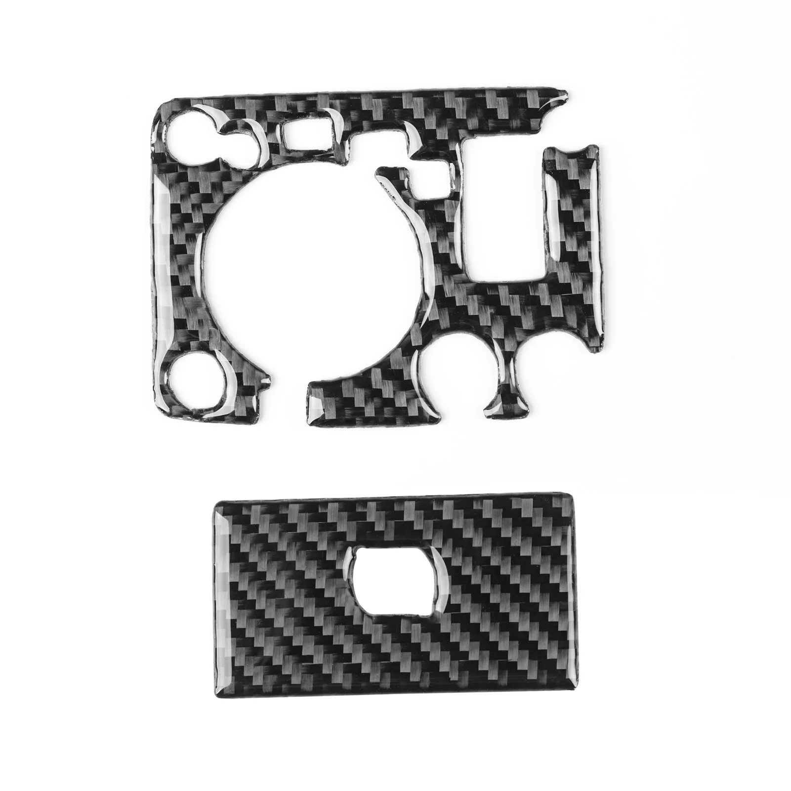 For Hummer H3 2006 2007 2008 2009 2010 Carbon Fiber Headlight Control Switch Panel Car Interior Accessories Decorative Stickers