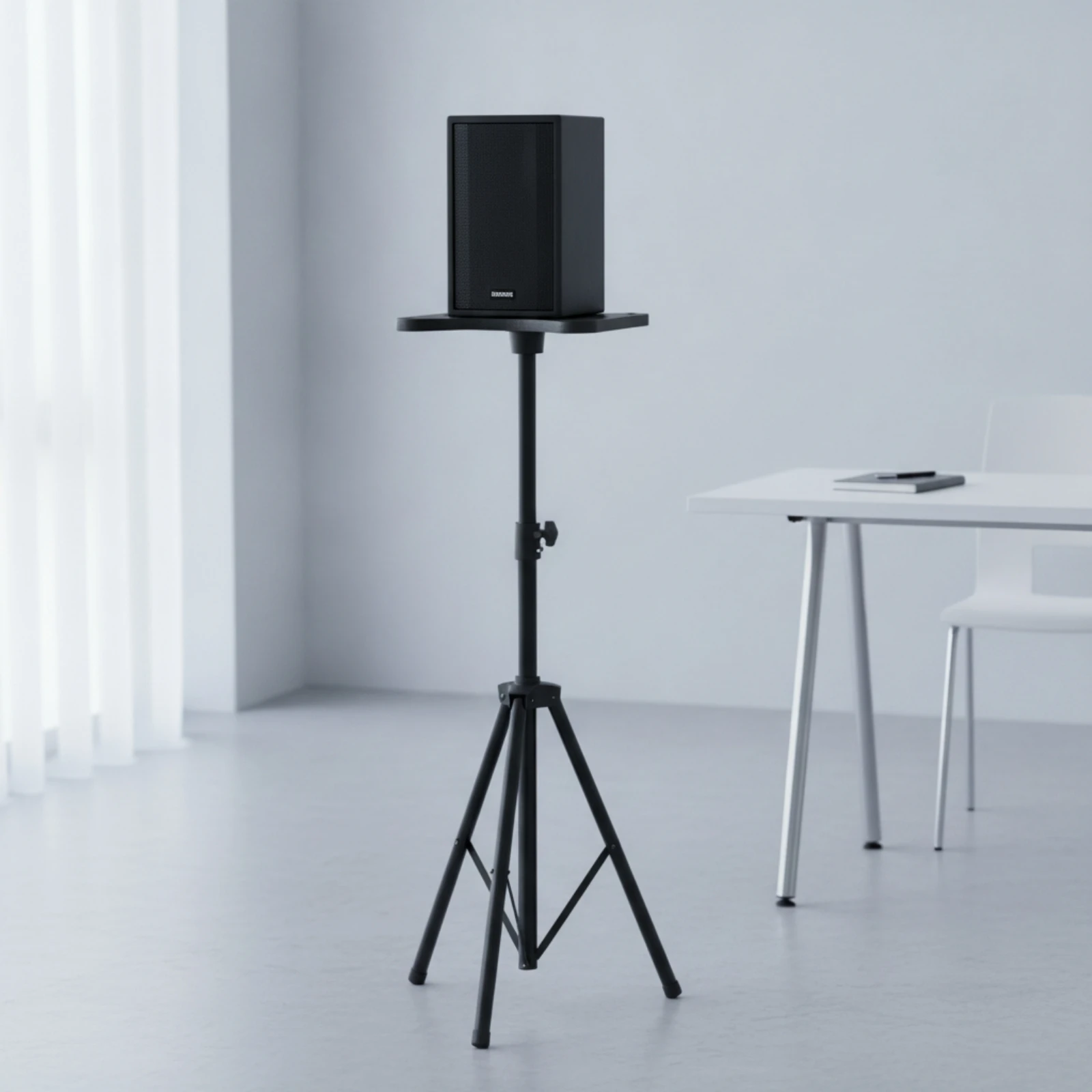 Speaker Stand Adapter Plate 35mm Mounting Plate with Pre-Drilled Holes Speaker Stand Bracket Universal Hardware Heavy-Duty