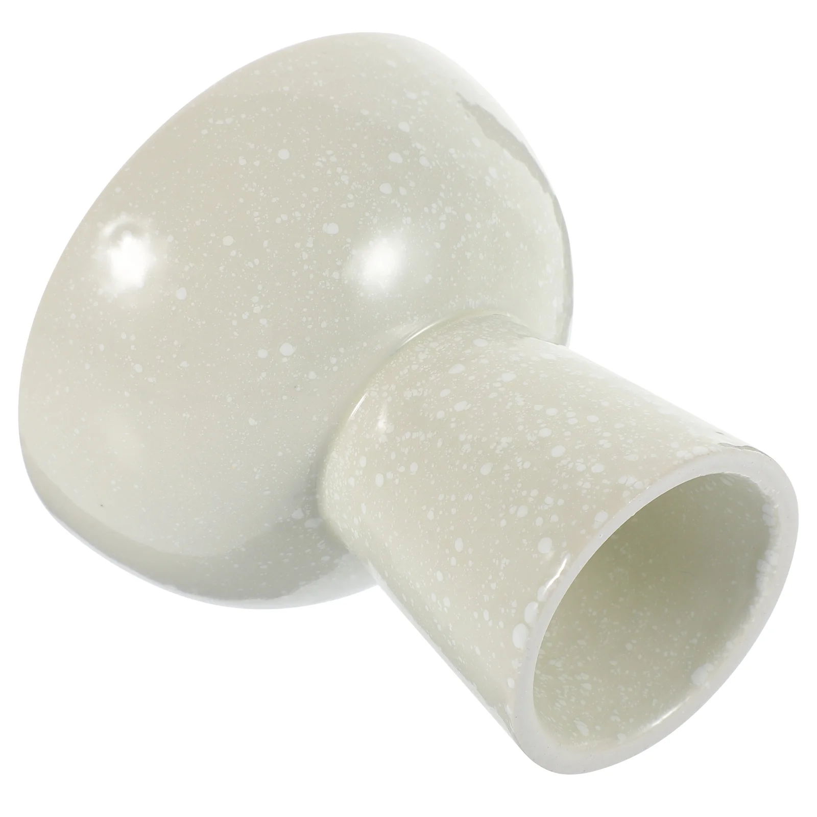 

Ceramic Footed Bowl Decorative Ice Cream Dessert Dish for Home Party Use Easy Clean Reusable Classic Color Photo Prop