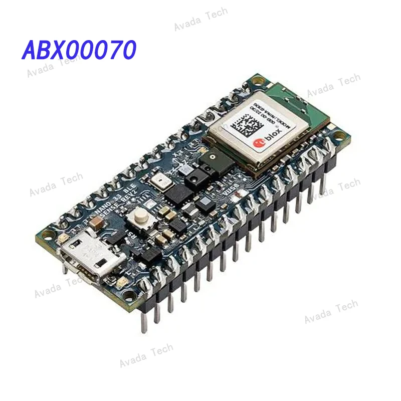 Avada Tech ABX00070 NANO 33 BLE SENSE REV2 WITH HEADERS