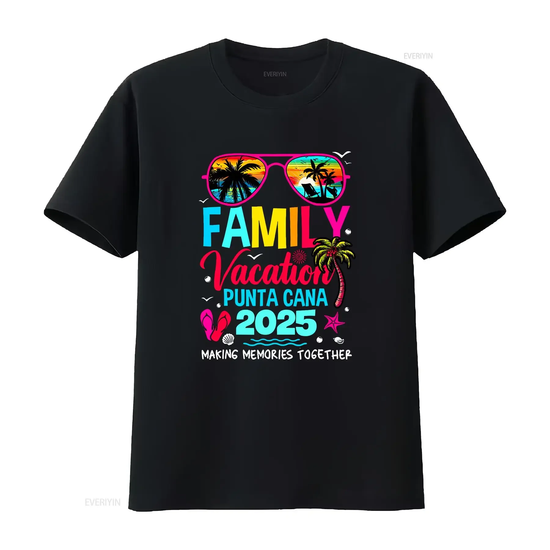 Family Vacation Punta Cana 2025 Dominican Republic T Shirt SweaT vintage Washed Slightly Stylish designer clothes graphic homme