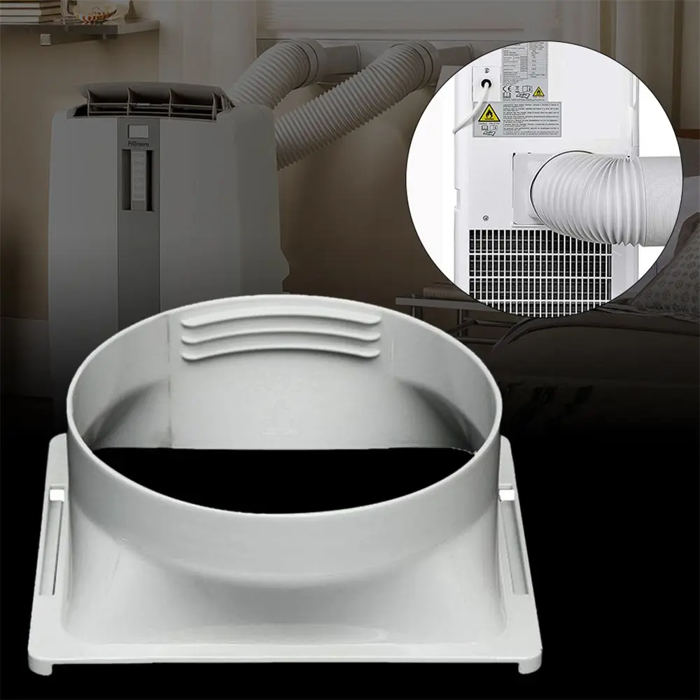 15cm Round/Square Shaped Portable Exhaust Pipe Interface Exhaust Duct Hose Tube Connector Adaptor For Mobile Air Conditioner