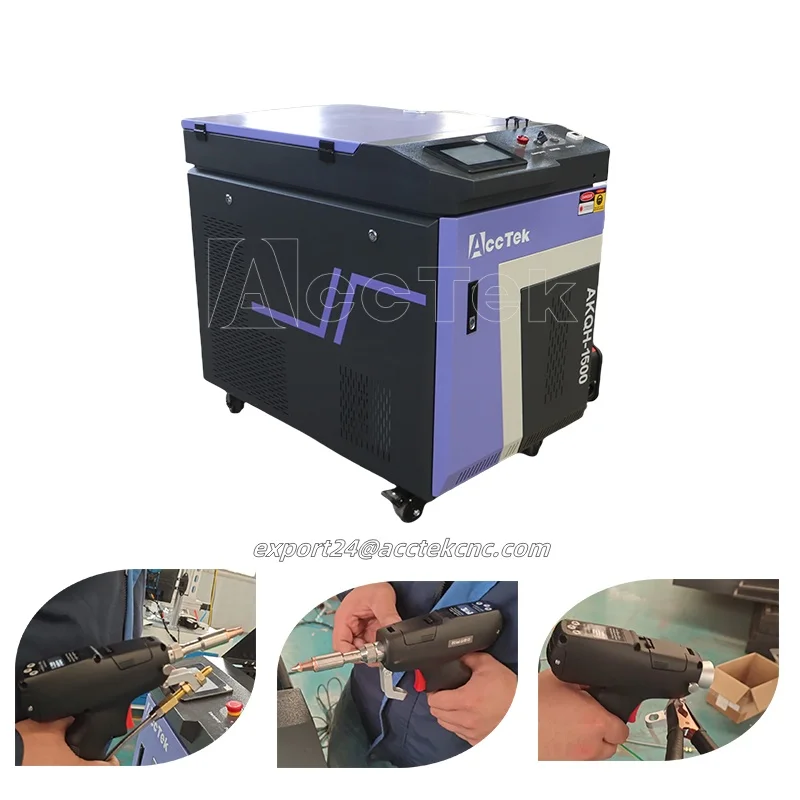 

3 In 1 1500W 2000W 3000W Easy to Operate Handheld Fiber Laser Welder Water-Cooled Laser Welding Cleaning Cut Machine for Metal