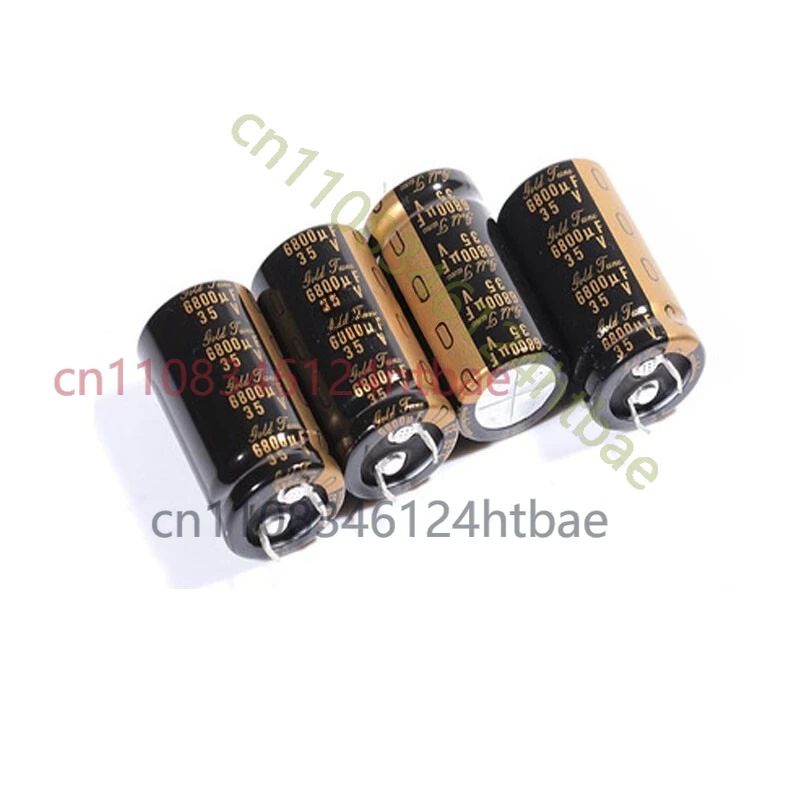 For Audio Capacitor, 4PCS Nichicon KG Gold Tune 6800UF 35V HiFi Fever Audio Electrolytic Capacitor