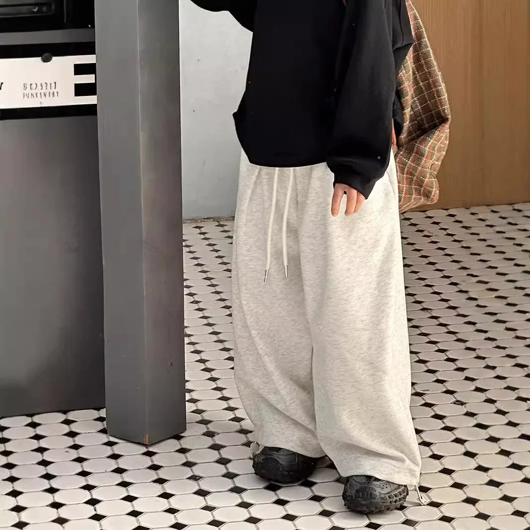 Children Clothing Kids Casual 2024 Spring and Autumn Boys Sports Loose Wide Leg Pants New Boys Straight Fashionable Pants