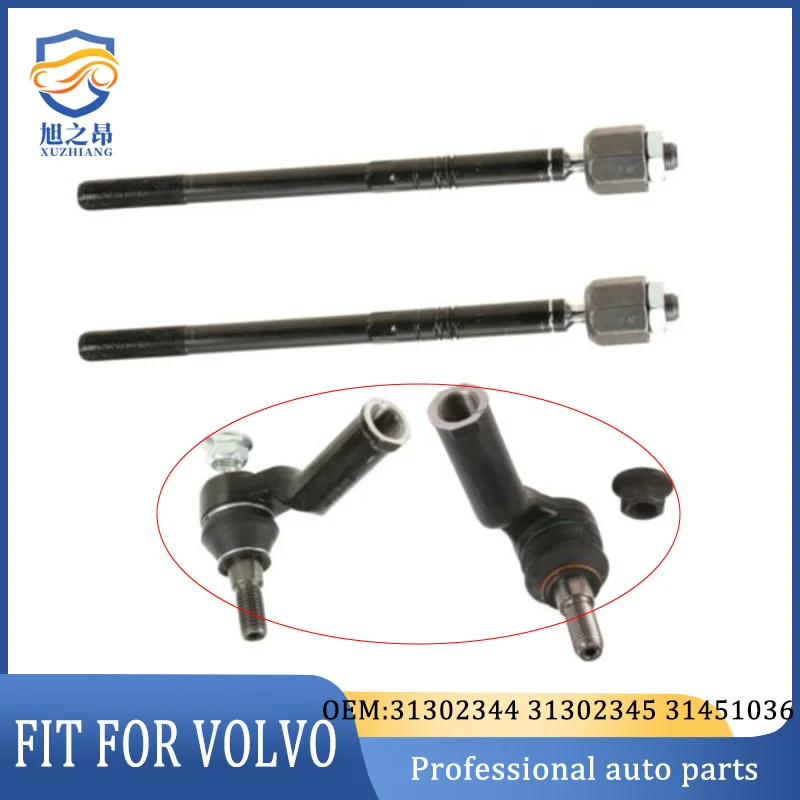 

31302344 31302345 31451036 Set of 2 Inner Ball Joint Kit & 2 Steering Lever Kit for Volvo XC6 ECPS 2010-2013