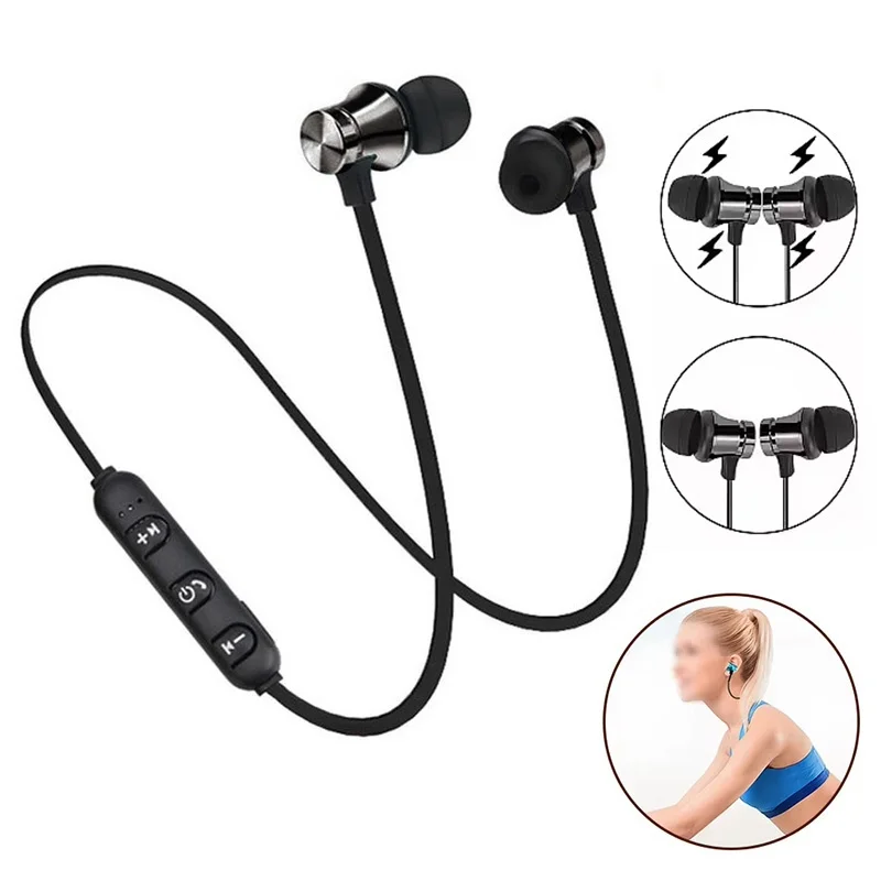Wireless Bluetooth Headset Sport Earbud 3D Stereo Music Headphones Cycling Jogging Audio Gear For Gym Workout Travel Supplies