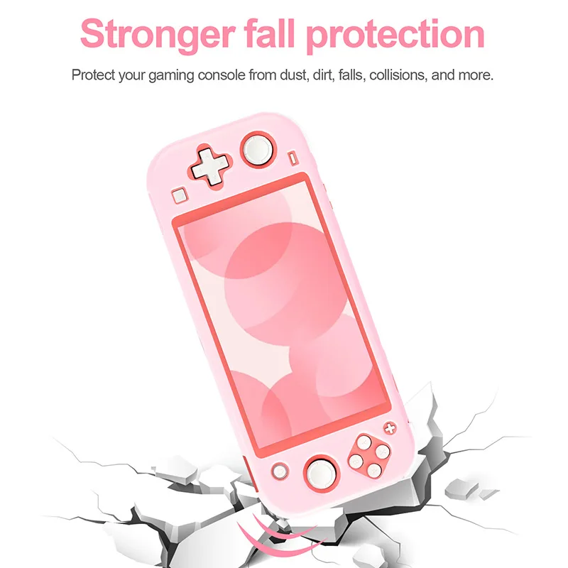 مناسبة لجهاز نينتندو سويتش لايت حافظة كريستال صلبة شاملة حافظة واقية سويتش لايت ملونة للكمبيوتر الشخصي