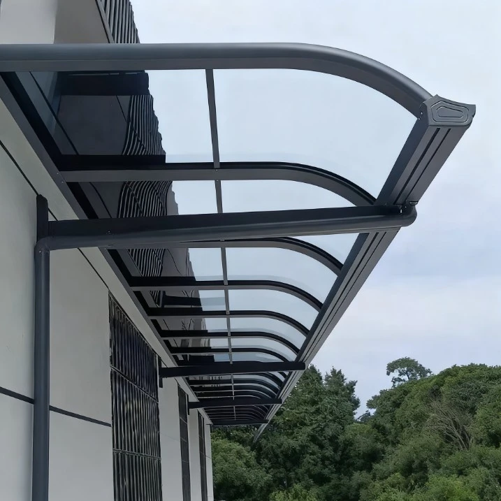 

Настраиваемый навес из алюминиевого сплава для ПК, навес для выносливости, навес для двора, наружного окна, теплоизоляционный навес