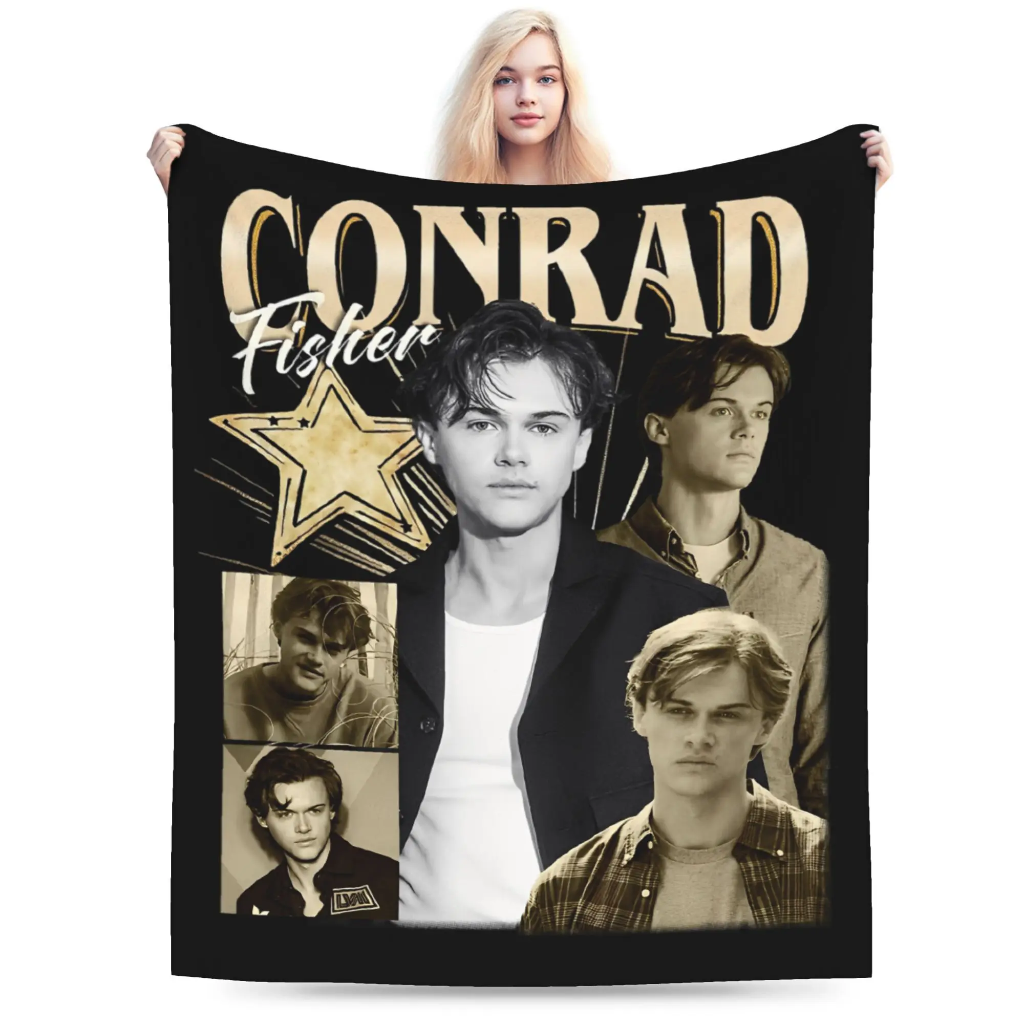 Conrad Fisher The Summer I Turned Pretty Blankets Flannel Autumn/Winter Soft Throw Blankets for Bedding Car Bedspread