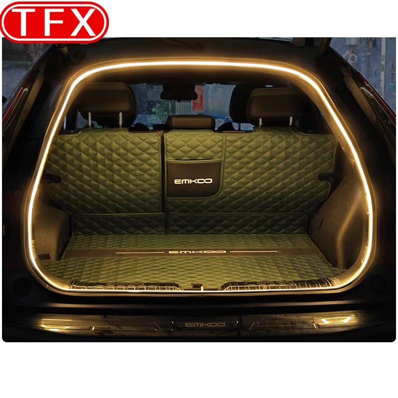 For Trumpchi GAC EMKOO 2023 2024 Car Backup Trunk Light with Ambient Lighting Decorative Lighting Interior Auto Accessories