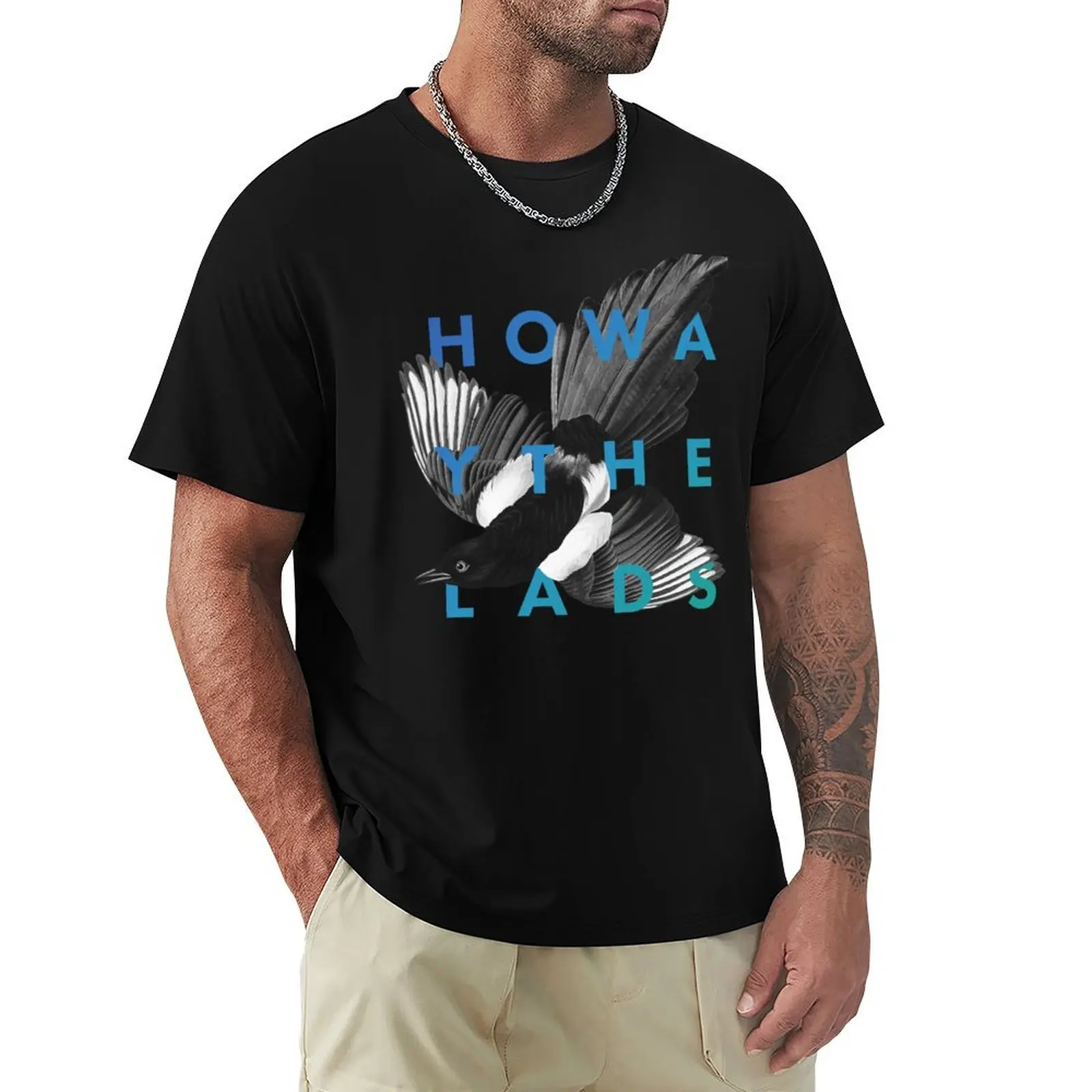 Футболка Howay The Lads, милая одежда, компрессионная рубашка с синим замком для мужчин