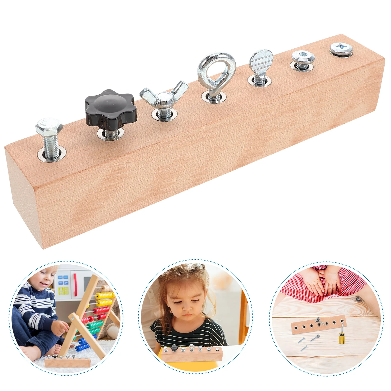 Preschool Toys Baby Montessori Busy Board Music Wooden Math Games Pegboard for Toddlers