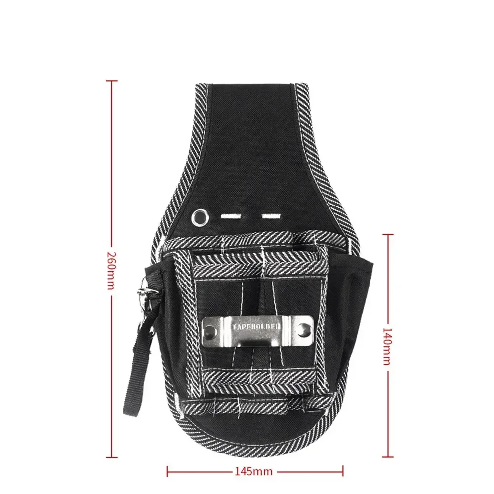 Screwdriver Holder Tool Bag Pocket Pouch Electrician Waist Case Kit Multifunctional Nylon Fabric Belt Convenient Professional