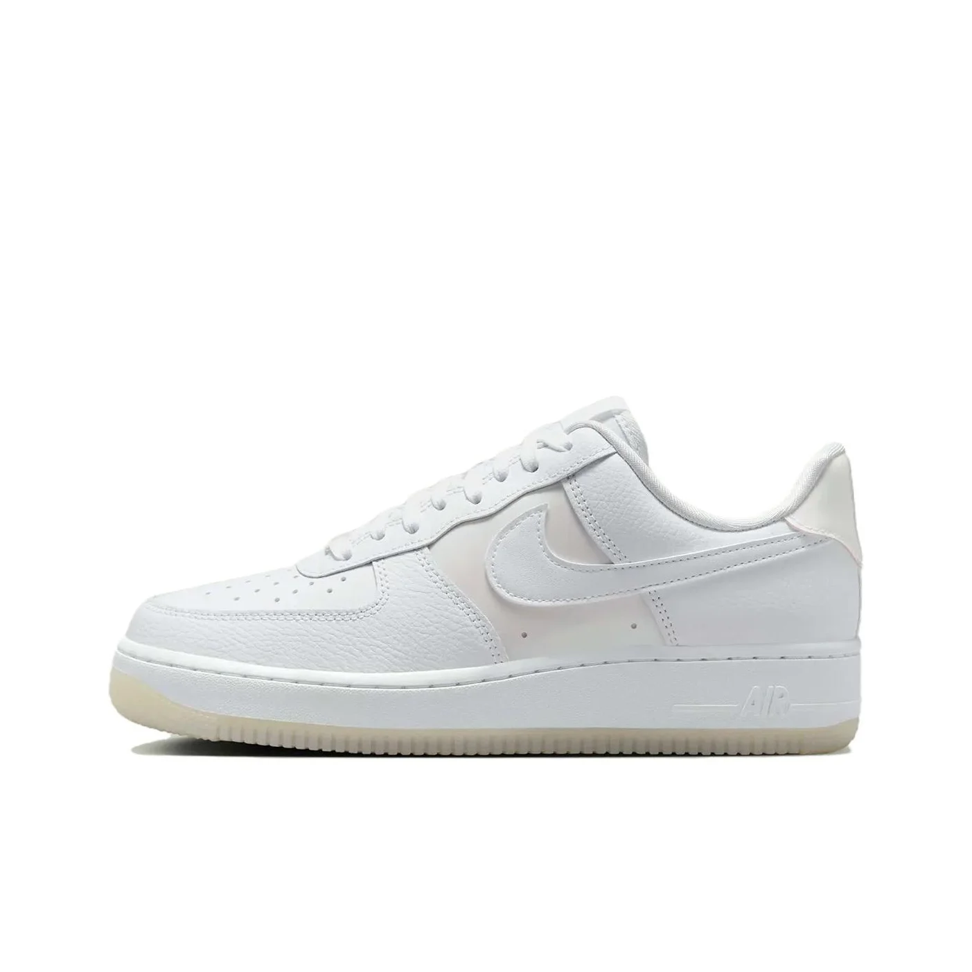 Nike Air Force 1 Leather Low top Skateboard Shoes Women's White IH3204-100