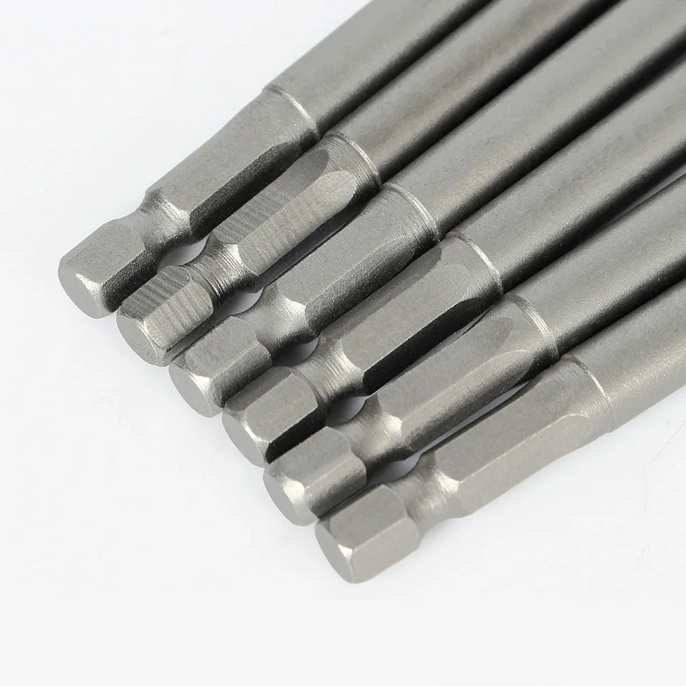 Socket Bit 5.5~19MM Magnetic Electric Wrench Socket 200mm Length Impact Socket Adapter for Power Tools 1/4 in. Hex Shank